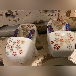 Beautifully Painted Chop stick holders